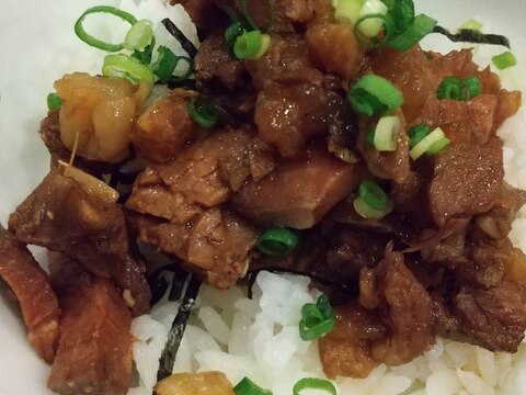 ローストビーフの切り落とし丼